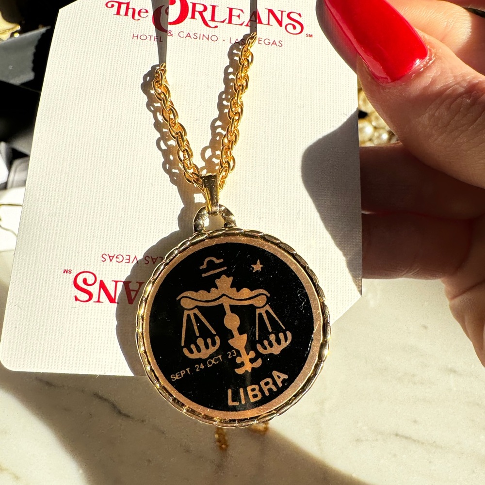 RARE Vintage “Libra” Zodiac Necklace